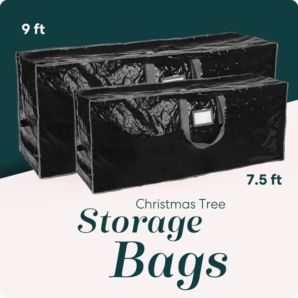 Handy Laundry Christmas Tree Storage Bag 9 Ft Heavy Duty Waterproof | Protects Against Dust, Moisture, and Pests - view 3
