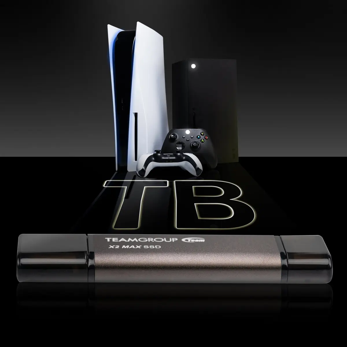 TEAMGROUP 2TB X2 MAX External SSD 1000MB/s | Titanium Color, USB 3.2 Gen2 - view 6