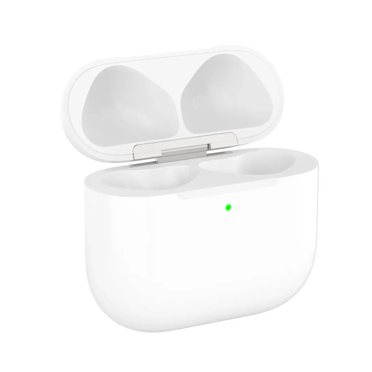 Donatof Wireless Charging Case for AirPods 4th Generation, USB-C Port Replacement, 680mAh Battery | White - main product image