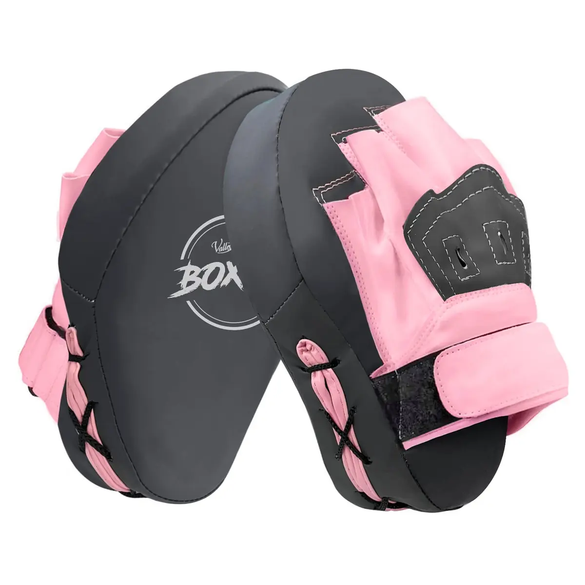 Valleycomfy Boxing Pads Curved Focus Punching Mitts for Men Women | Leather, Shock-Absorbing Padding - main product image