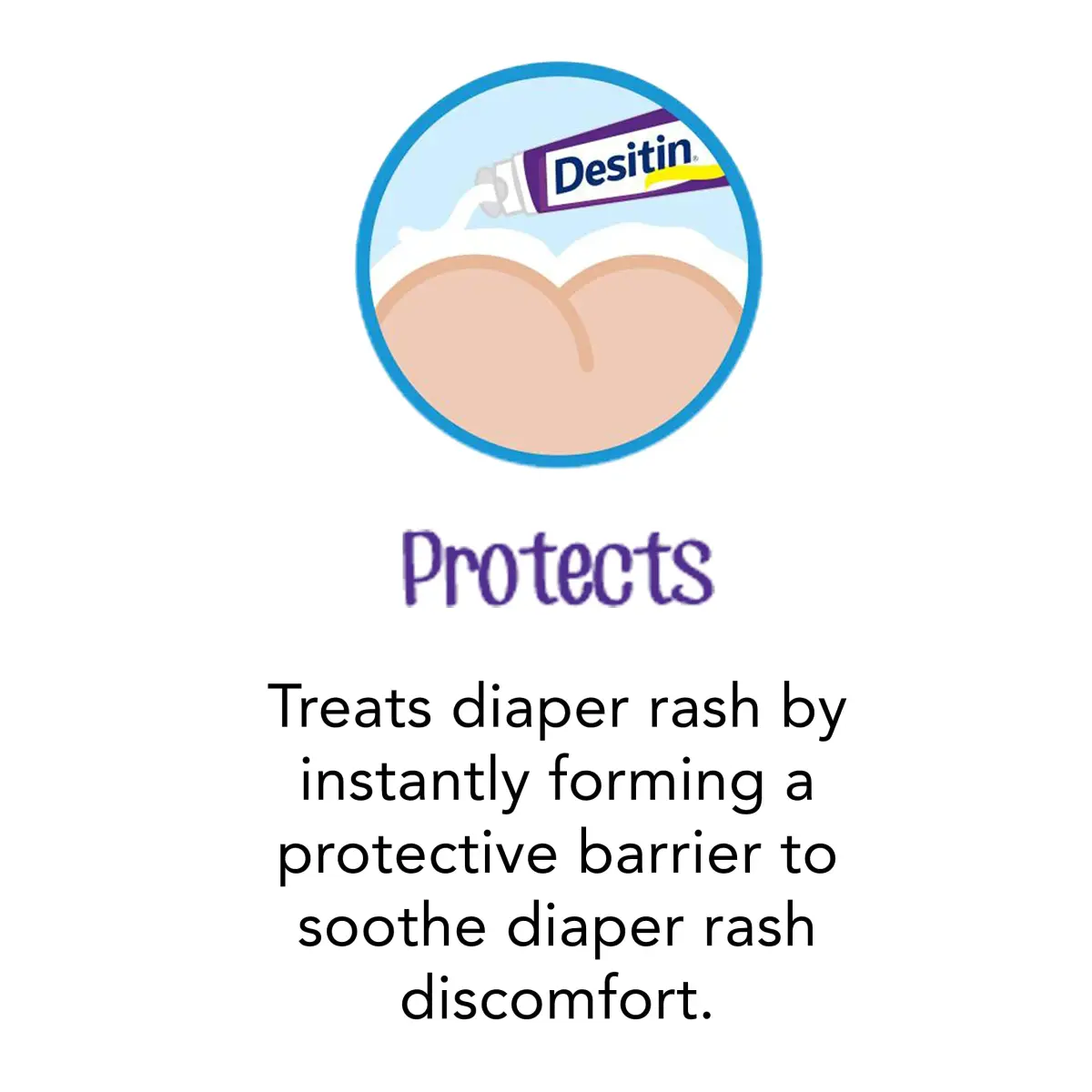 Desitin Maximum Strength Diaper Rash Cream 4.8 oz (9.6 oz Total) | 40% Zinc Oxide Skin Protectant for Treatment & Prevention - view 5