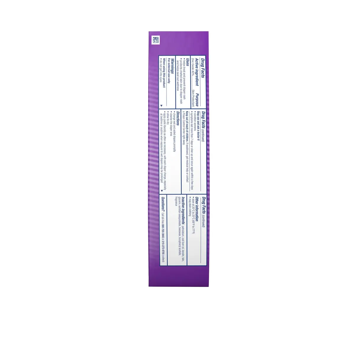Desitin Maximum Strength Diaper Rash Cream 4.8 oz (9.6 oz Total) | 40% Zinc Oxide Skin Protectant for Treatment & Prevention - view 8