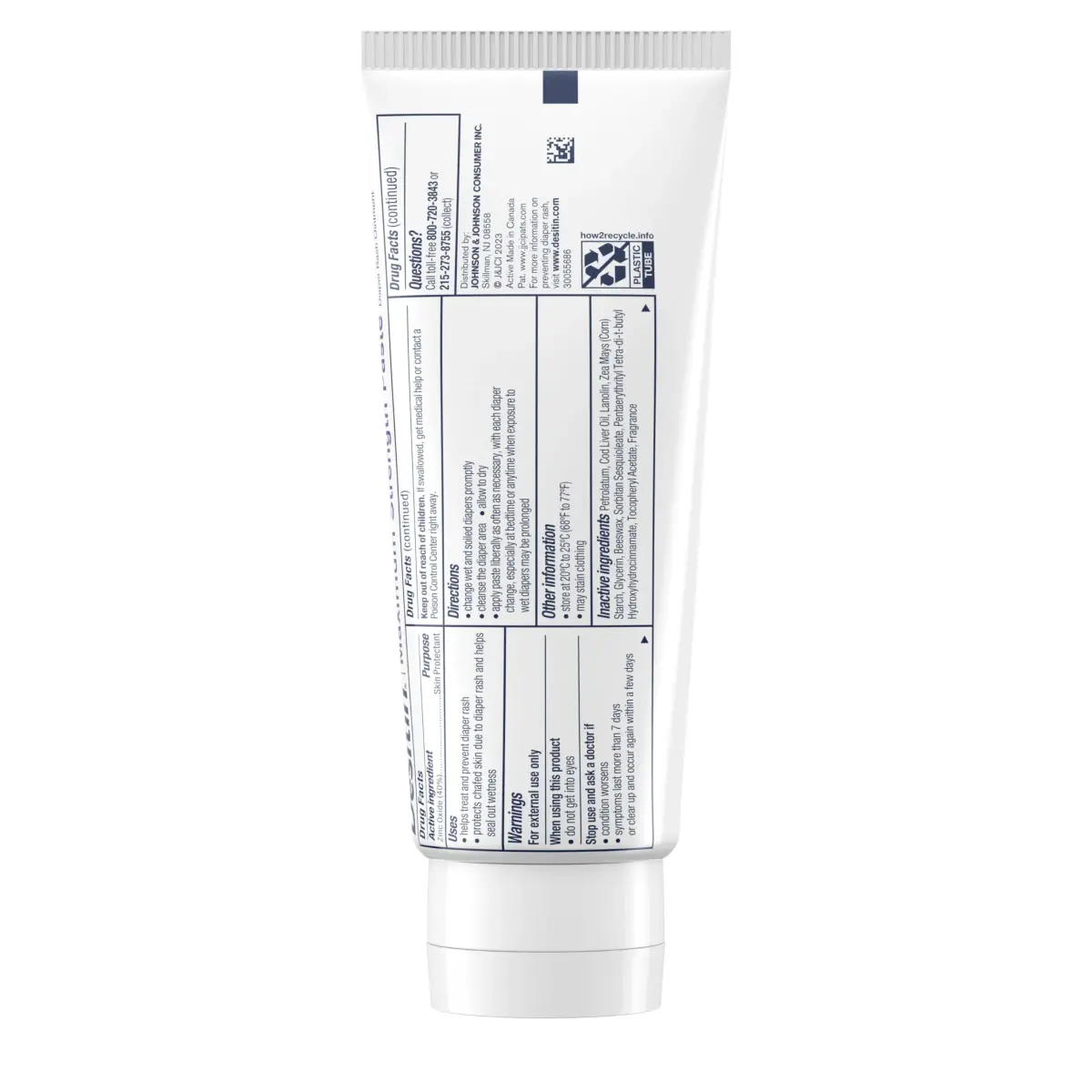 Desitin Maximum Strength Diaper Rash Cream 4.8 oz (9.6 oz Total) | 40% Zinc Oxide Skin Protectant for Treatment & Prevention - view 9
