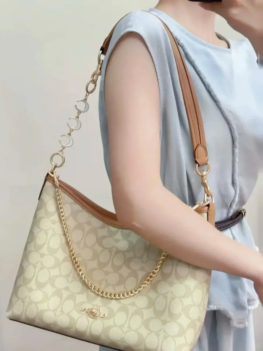 COICOIC Gold Moon Bag Strap Extender Chain 2 Pcs | Versatile Accessory for Handbags - view 3