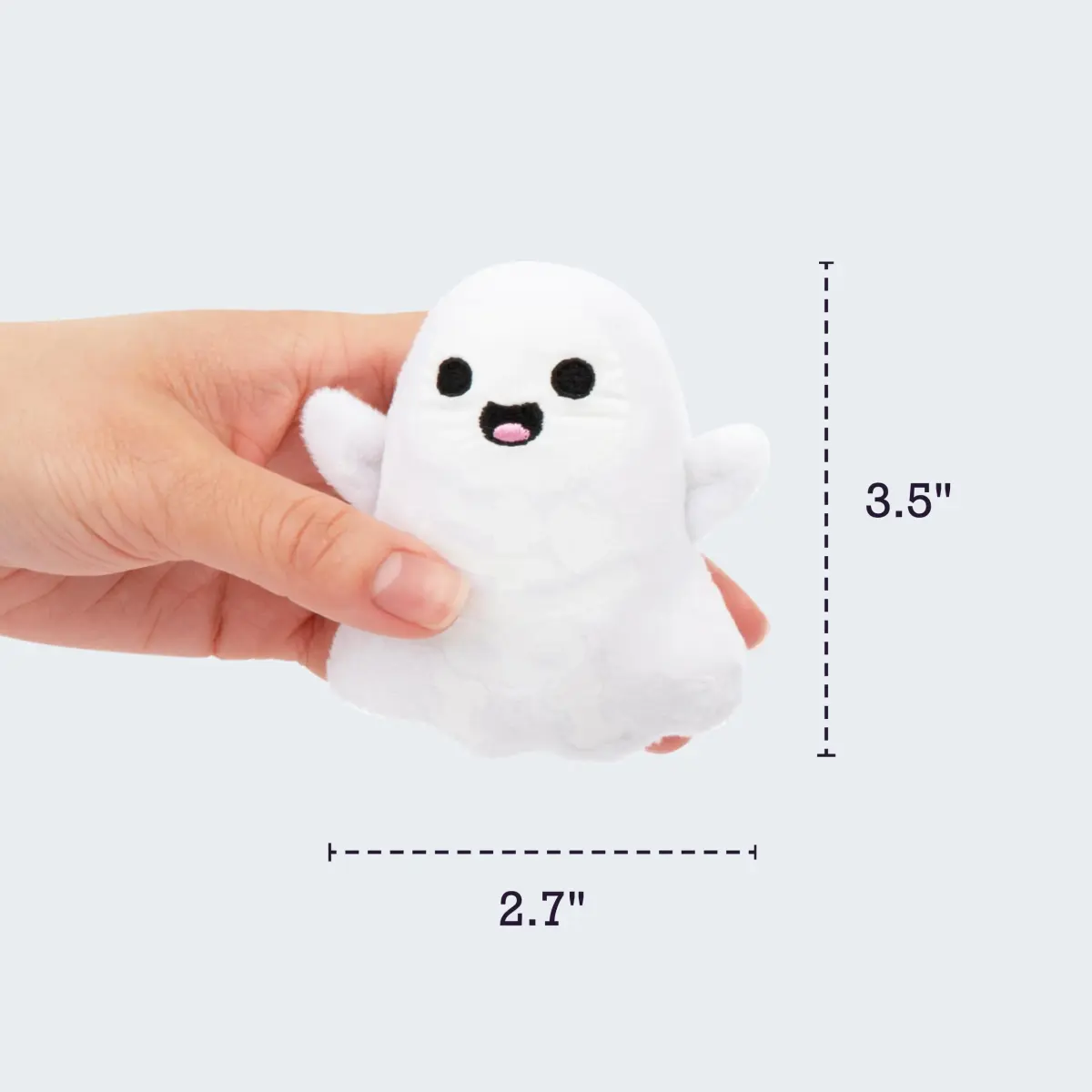 WHAT DO YOU MEME? Emotional Support Ghosts Plush Toy Set with Basket | 5 Mini Figures - view 5