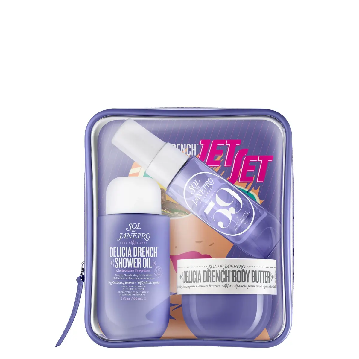 Sol de Janeiro Delicia Drench Jet Set | 30ml (1 Fl Oz) | Hydrating Skin Care Routine - main product image