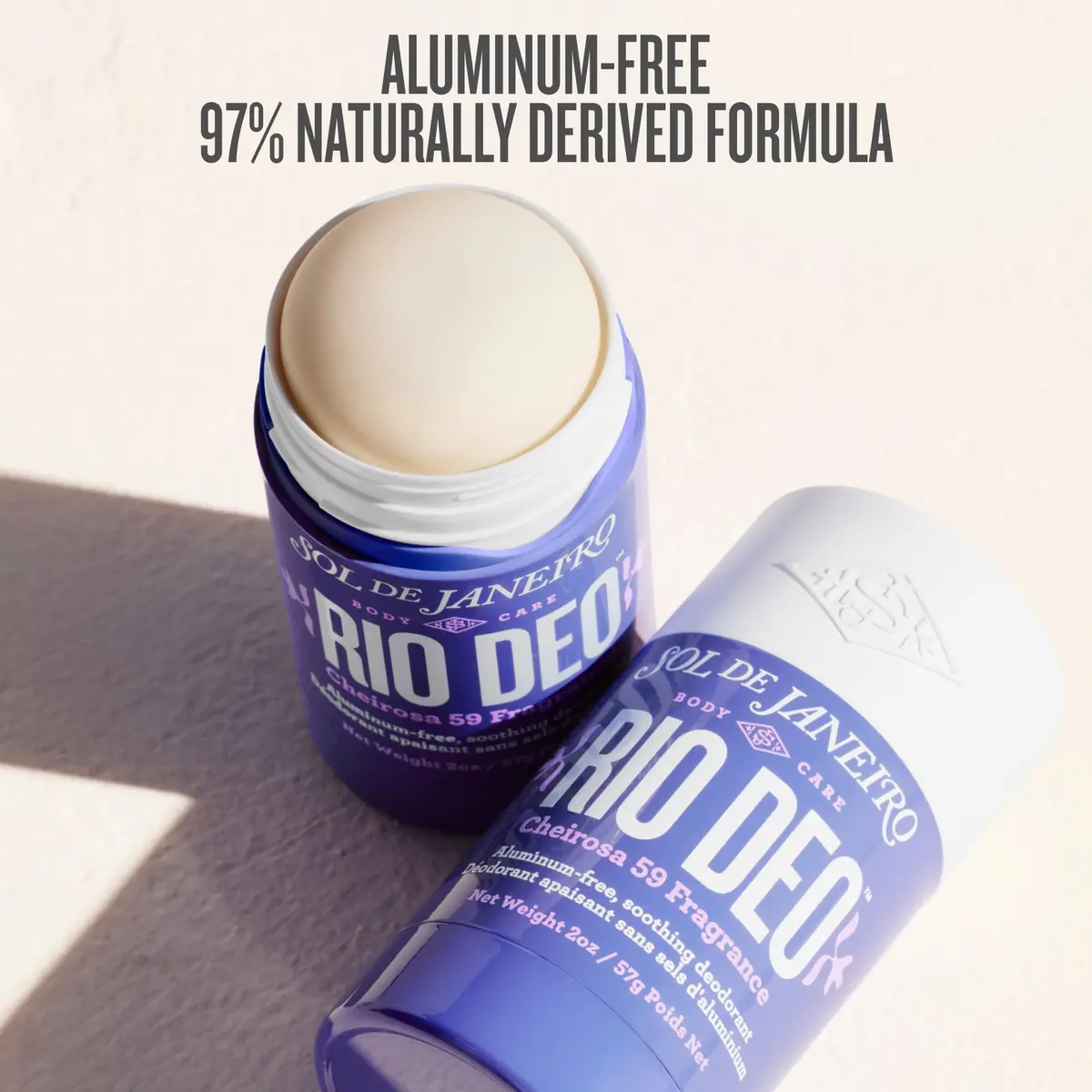 Sol de Janeiro Rio Deo - Refillable Aluminum Free Deodorant (Cheirosa 59) | Odor Elimination & Woody Scent - view 2