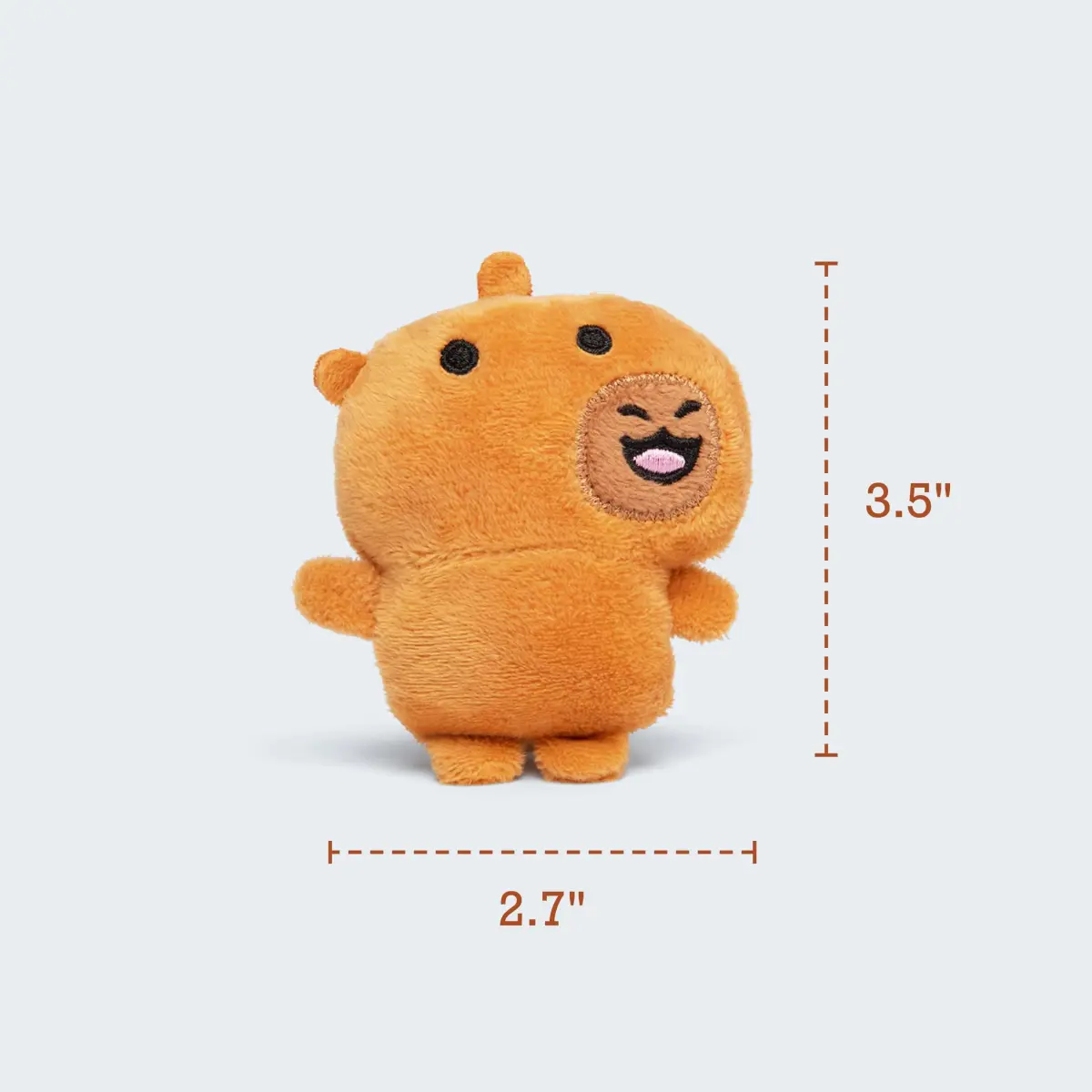 WHAT DO YOU MEME? Emotional Support Capybaras Plush Set 109g (3.8oz) | Cute Desk Accessories for All Ages - view 3