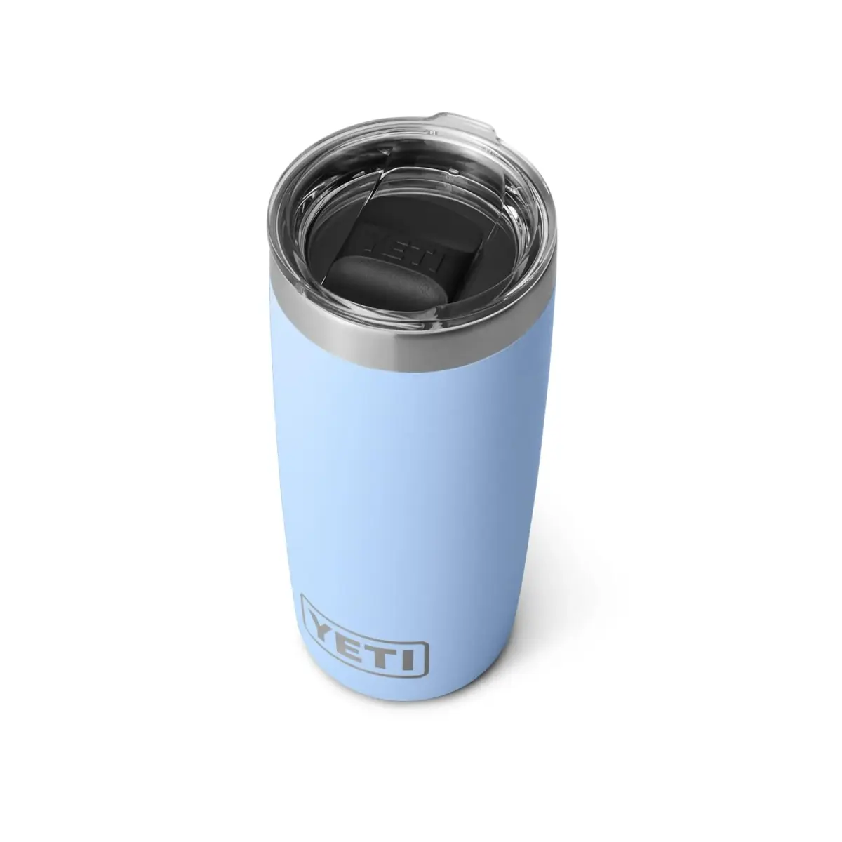 YETI Rambler 10 oz Tumbler, Stainless Steel, Vacuum Insulated with MagSlider Lid, Big Sky Blue | 296ml (10 fl oz) - main product image