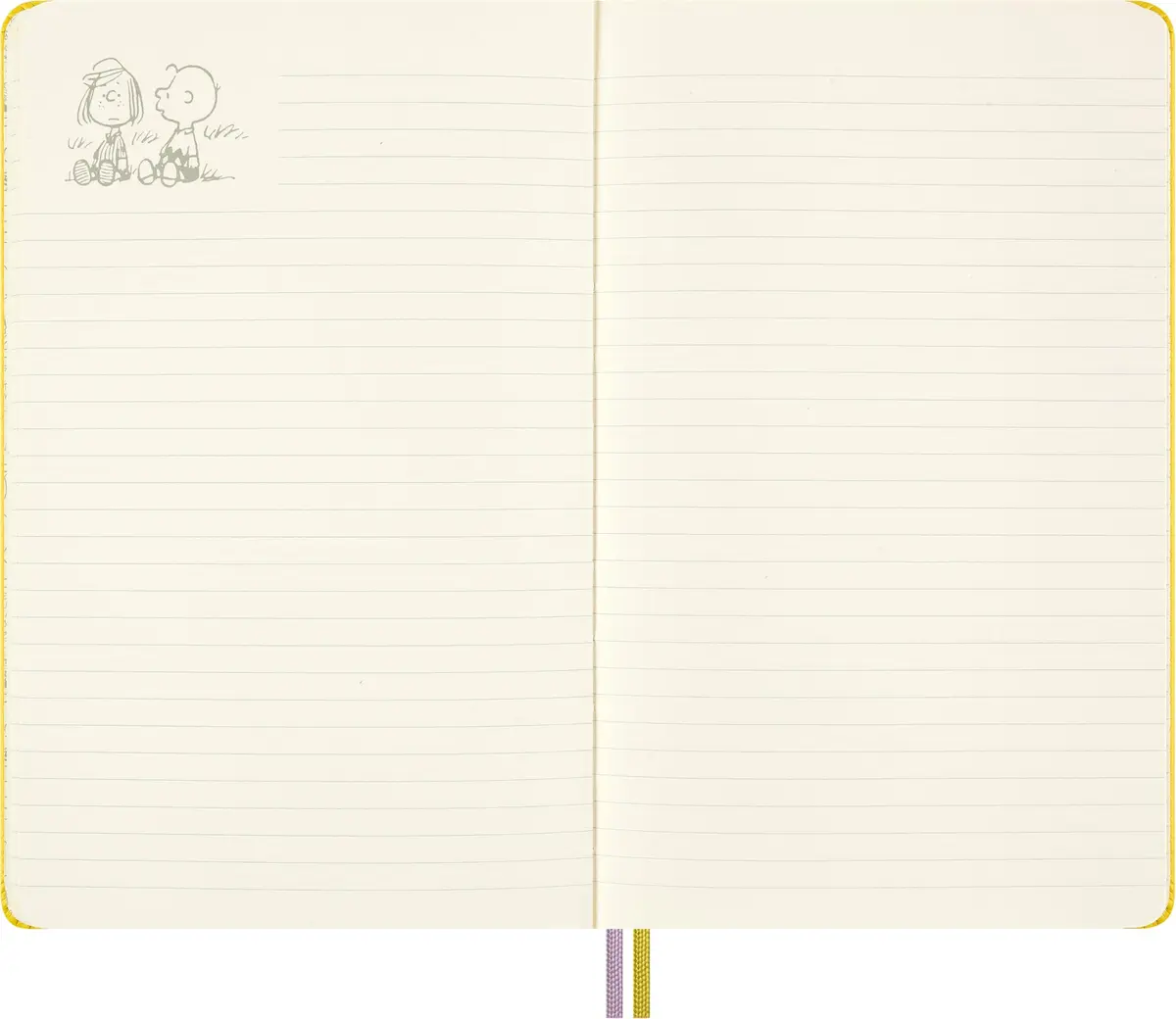 Moleskine Peanuts Patty Notebook Large 5" x 8.25" | Classic Ruled, Yellow, 176 Pages - view 5
