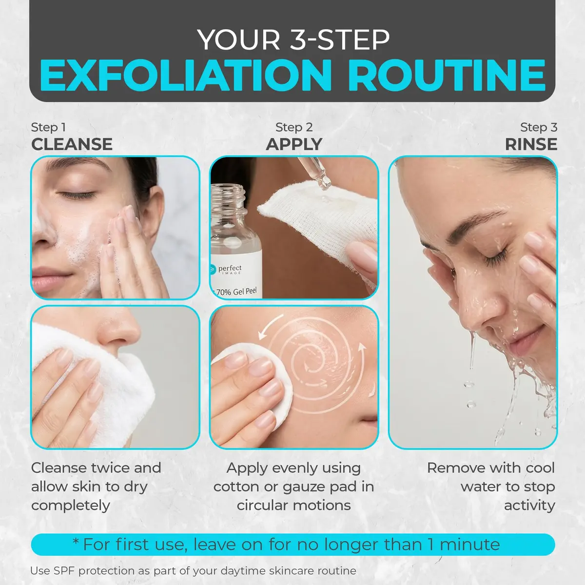 Perfect Image Glycolic Gel Peel 70% Strength for Experienced Users, 1 Fl Oz | High-Concentration Face Exfoliant - view 4
