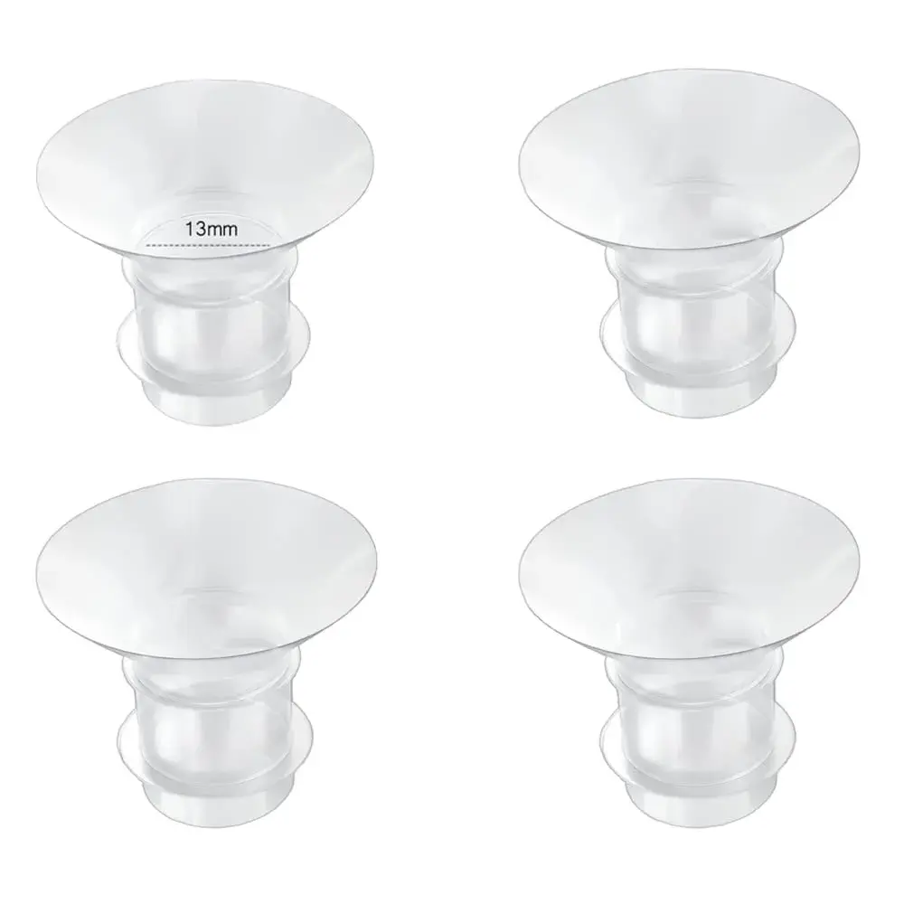 GOCROWEEN Red Flange Inserts 14mm for 24mm Shields | Reduce Nipple Tunnel Down to 14mm - main product image