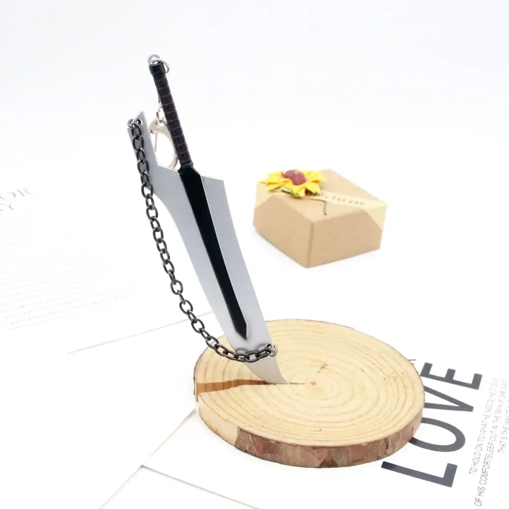 Kbtany Ichigo Bankai Zangetsu Charm Set 3pcs Metal Alloy | Anime Keychain - view 3