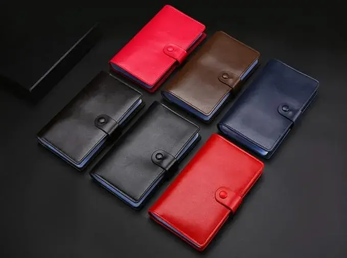 JERLA RFID Credit Card Holder Book, Leather Brown, 96 Card Slots for Business Cards & Credit Cards - view 11