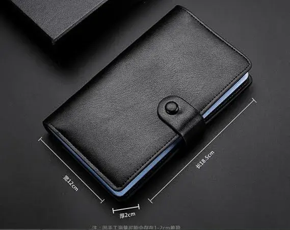 JERLA RFID Credit Card Holder Book, Leather Brown, 96 Card Slots for Business Cards & Credit Cards - view 3