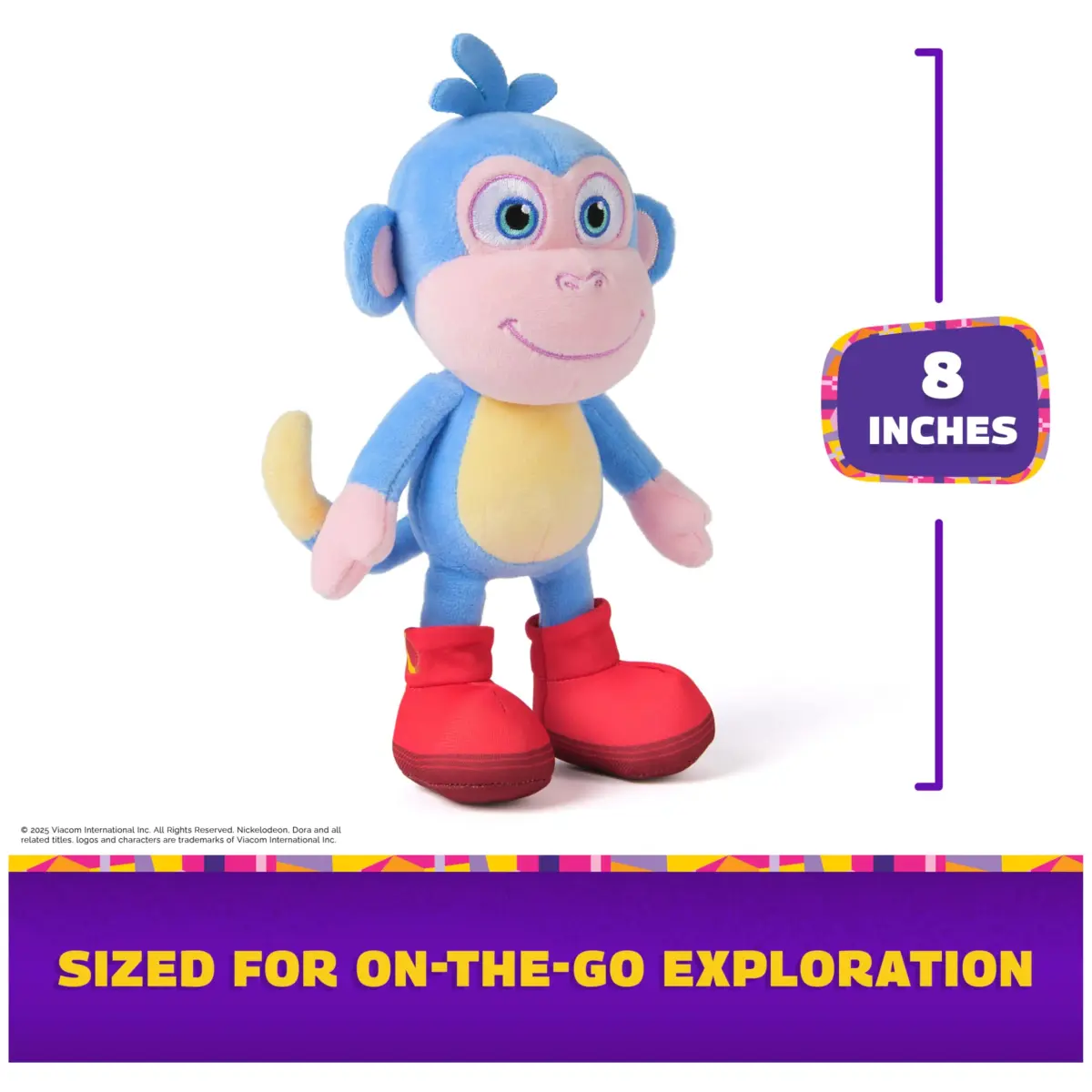 Official Dora Boots Plush Toy, 8-Inch Stuffed Animal for Ages 3+ | ASTM-Tested Educational Toy - view 4