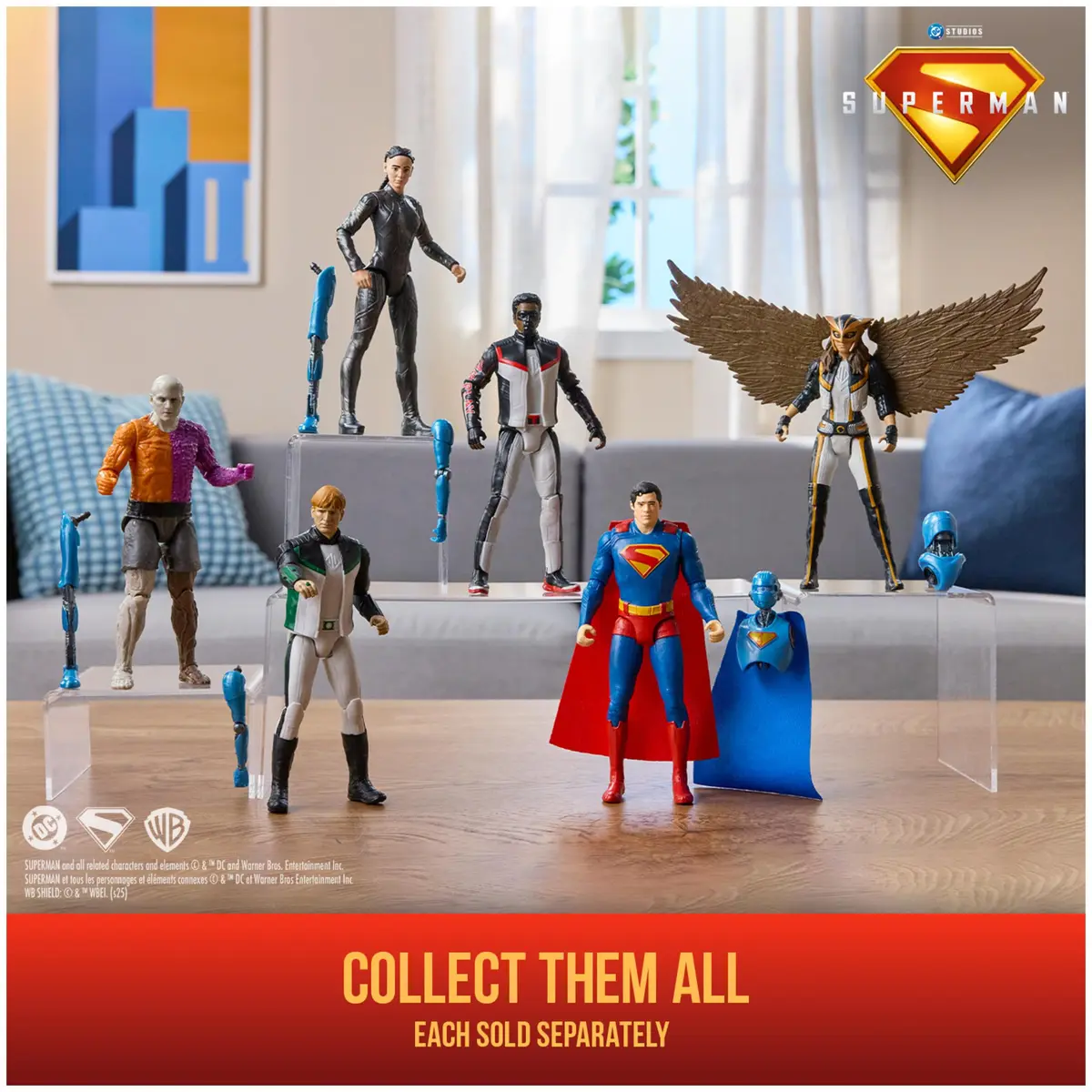 DC Comics Superman Hawk Girl Action Figure, 6-Inch | 9 Points of Articulation - view 6