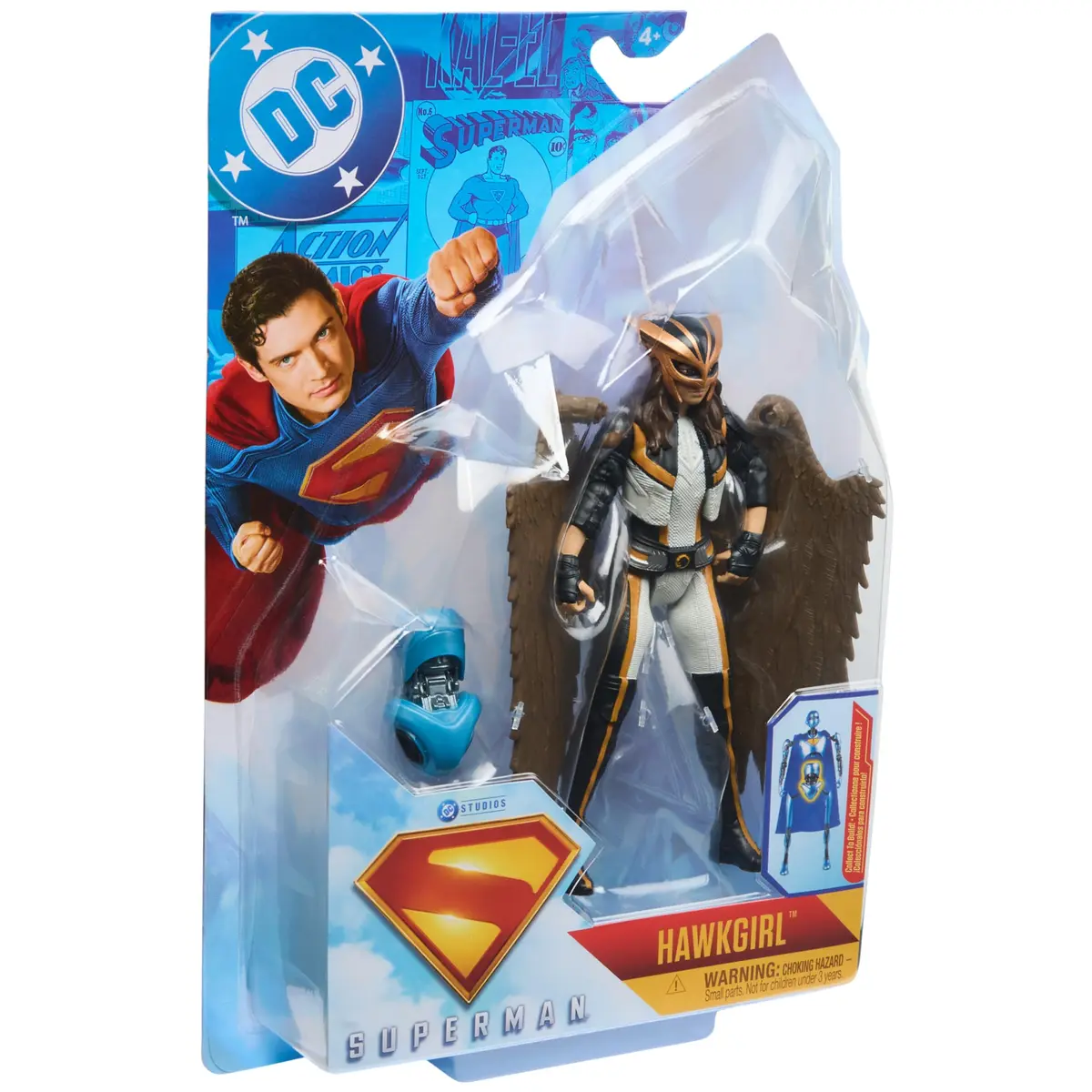 DC Comics Superman Hawk Girl Action Figure, 6-Inch | 9 Points of Articulation - view 7
