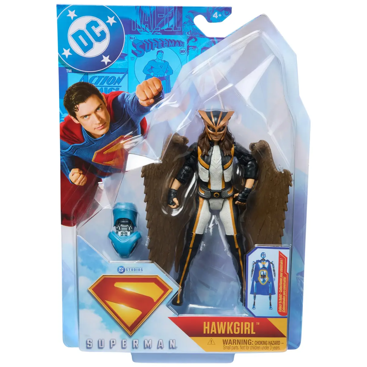 DC Comics Superman Hawk Girl Action Figure, 6-Inch | 9 Points of Articulation - view 8