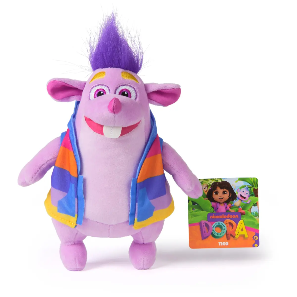 DORA Tico Plush Toy 8-Inch (20.32 cm) | Official Spin Master Stuffed Animal for Ages 3+ - view 8