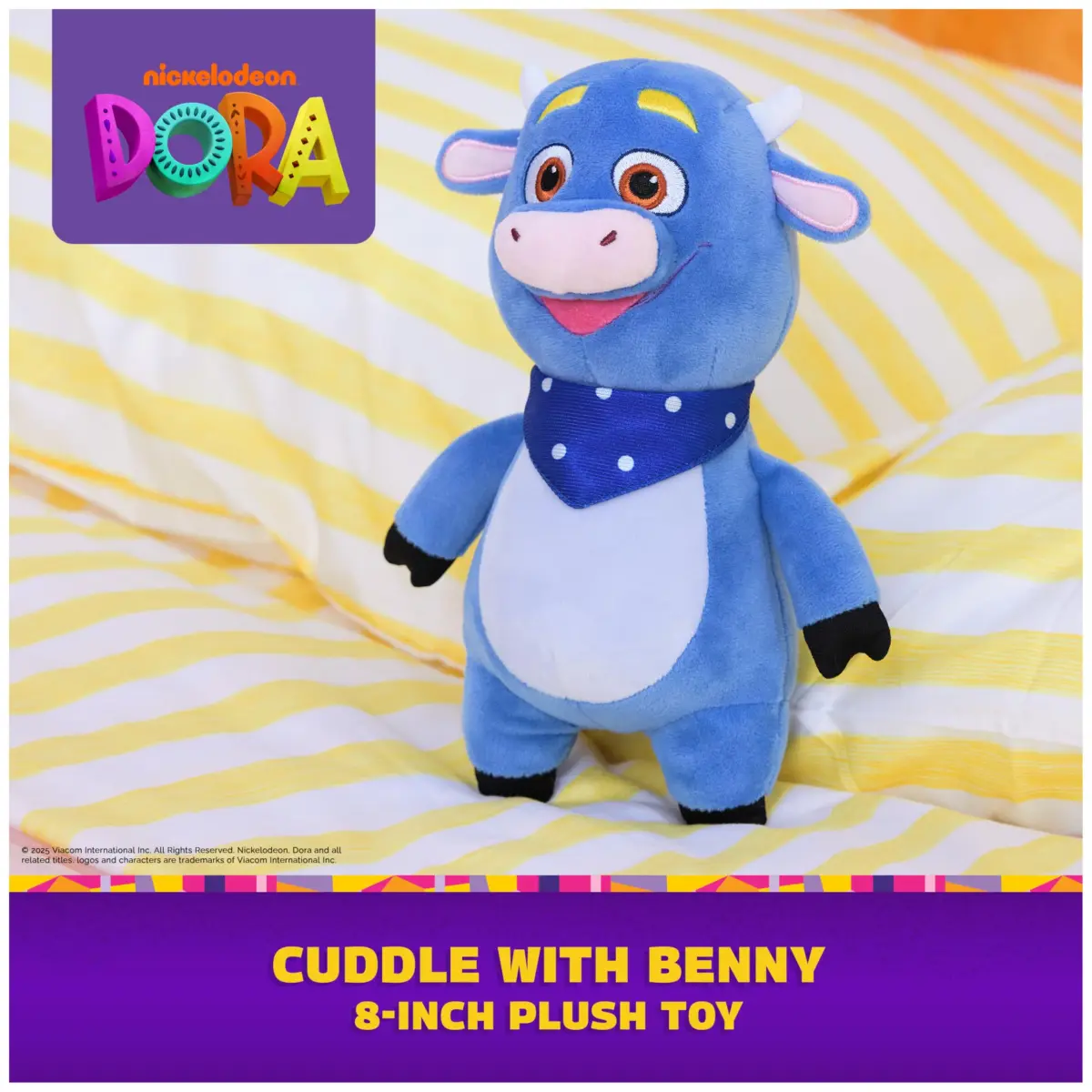 Dora Benny Plush Toy 8-Inch Polyester | Official Dora Toys for Ages 3+ - view 2