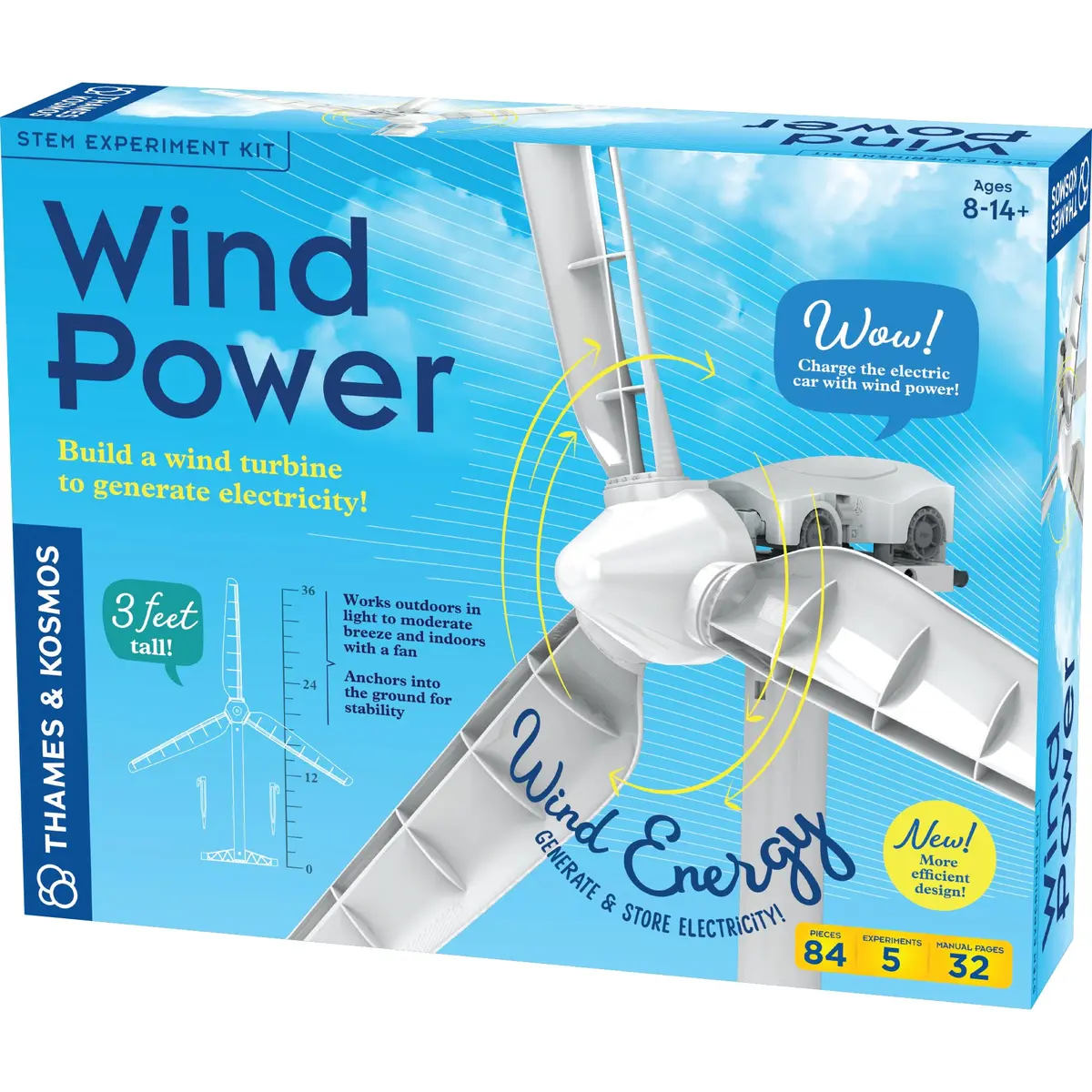 Thames & Kosmos Wind Power (v5.0) | Renewable Energy STEM Kit for Kids & Students - main product image