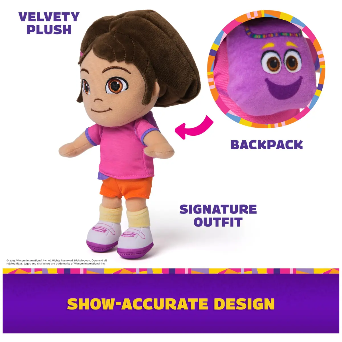 DORA Tico Plush Toy 8-Inch (20.32 cm) | Official Spin Master Stuffed Animal for Ages 3+ - view 3