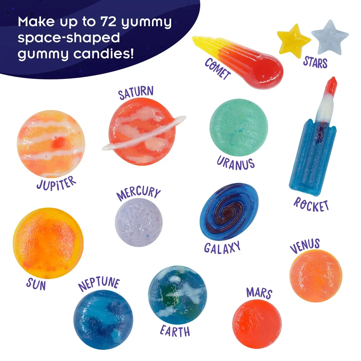 Thames & Kosmos Space Gummy Candy Lab | STEM Candy Making & Solar System Model - view 2