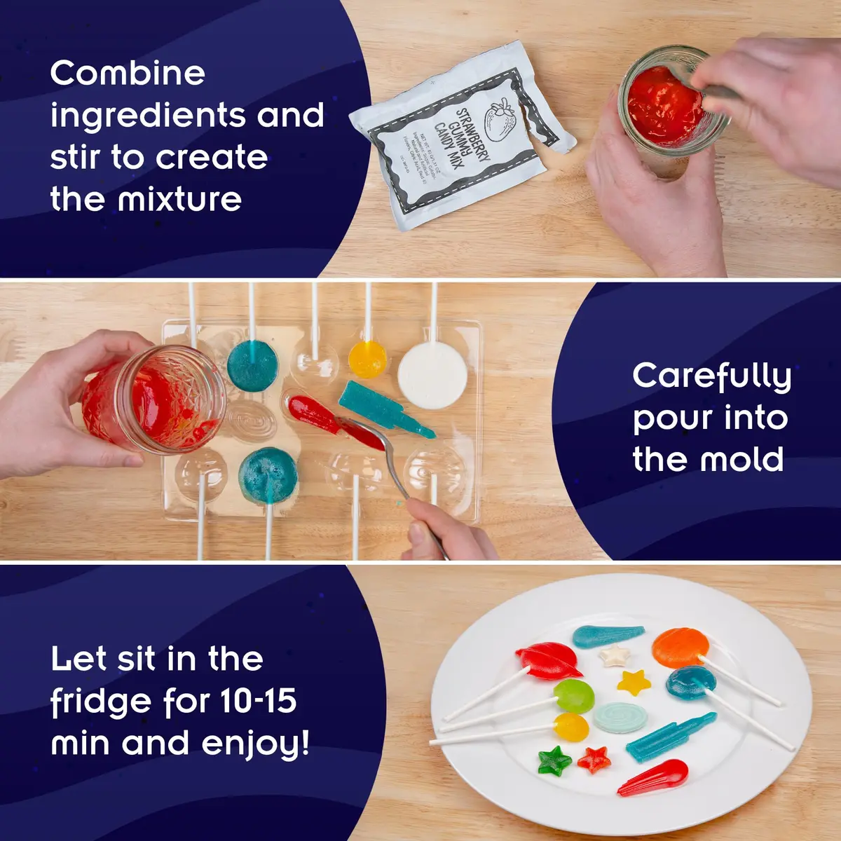 Thames & Kosmos Space Gummy Candy Lab | STEM Candy Making & Solar System Model - view 4