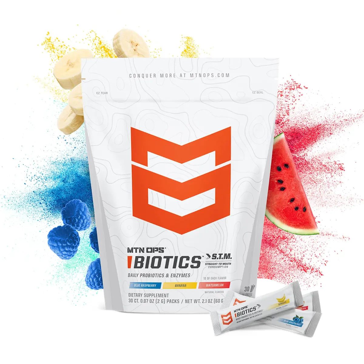 MTN OPS Biotics STM On-the-Go Probiotic for Gut Health | Gut Support & Immunity (70-120 chars) - view 2