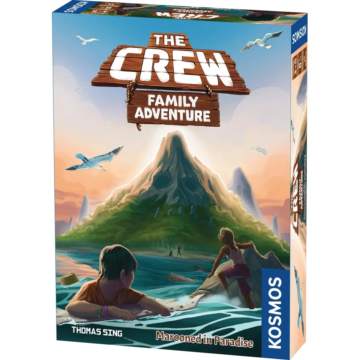 Thames & Kosmos The Crew: Family Adventure - Marooned in Paradise Cooperative Card Game 2-5 Players | Ages 8+ - main product image