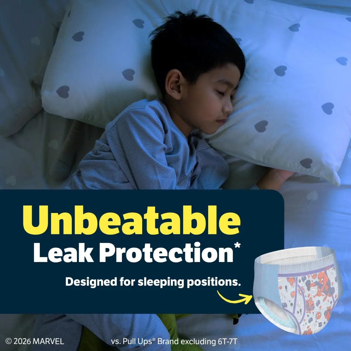 GoodNites Boys Nighttime Underwear S/M (76 Ct) | 100% Leak-Free Protection for Boys 43-68 lbs - view 5