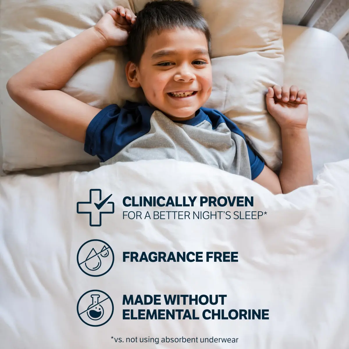 GoodNites Boys Nighttime Underwear S/M (76 Ct) | 100% Leak-Free Protection for Boys 43-68 lbs - view 7