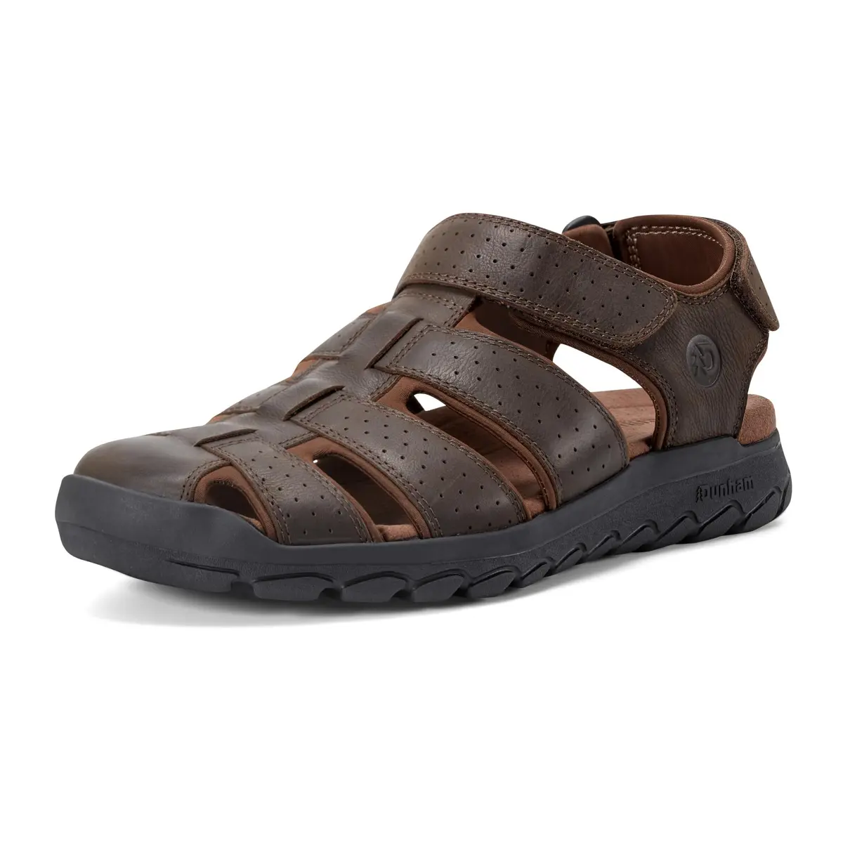 Dunham Norwood Casual Sandal Dark Brown Leather 8 X-Wide | Comfort & Support for Active Men - main product image