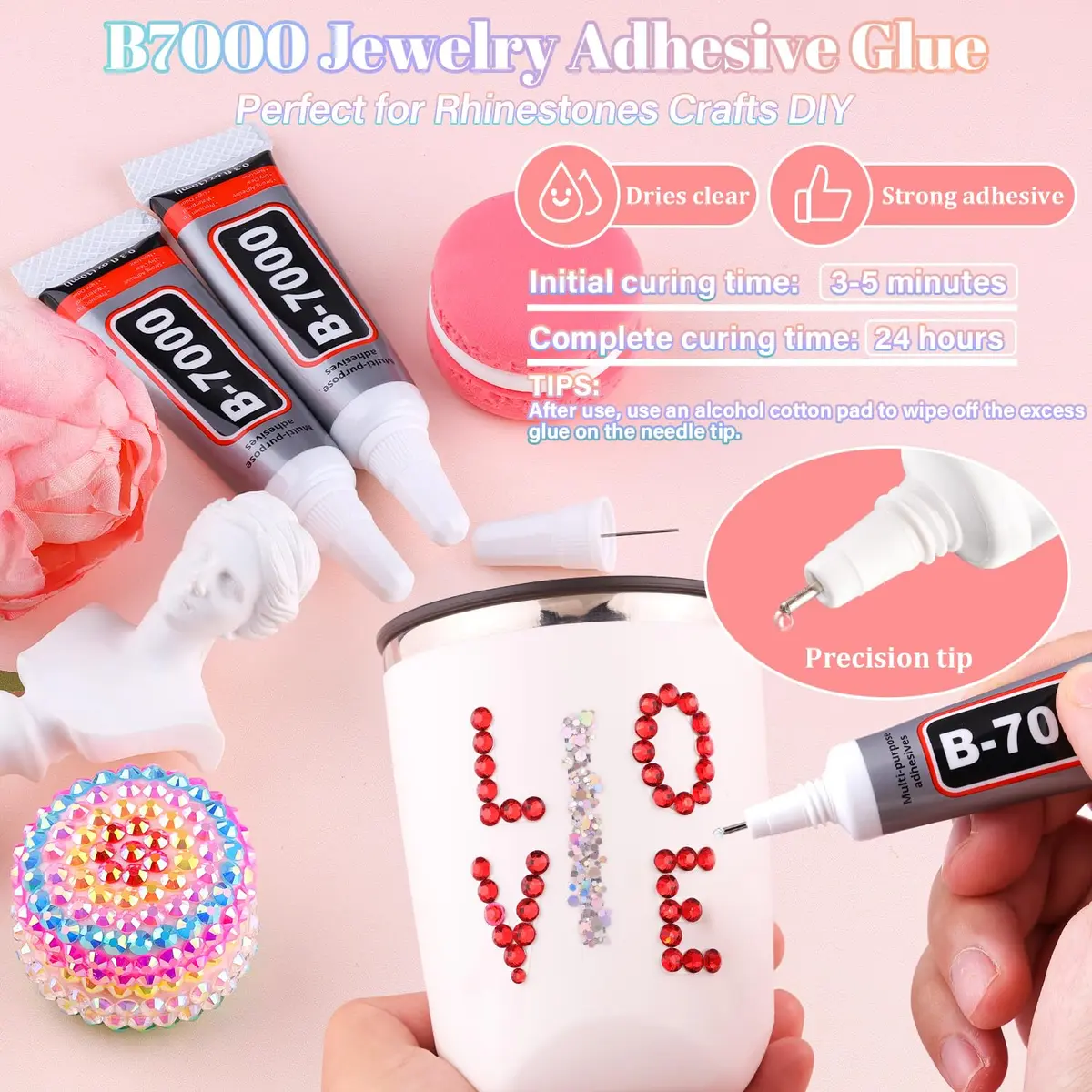 BELLEBOOST Resin Red Rhinestones 32000pcs | Flatback Gems for Nail Art & Crafts, 2-6mm, Bedazzling Crystal, DIY Jewelry & Decor - view 4