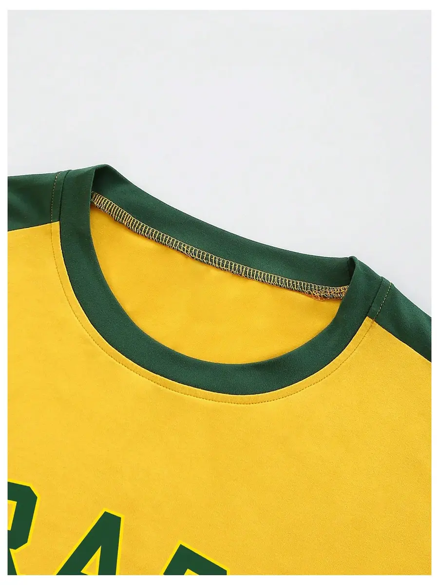 WDIRARA Men's Graphic Print Shirts Tee Streetwear Top Colorblock Jersey | Casual, Stretchable Polyester, Regular Fit, Crew Neck, Short Sleeve - view 2