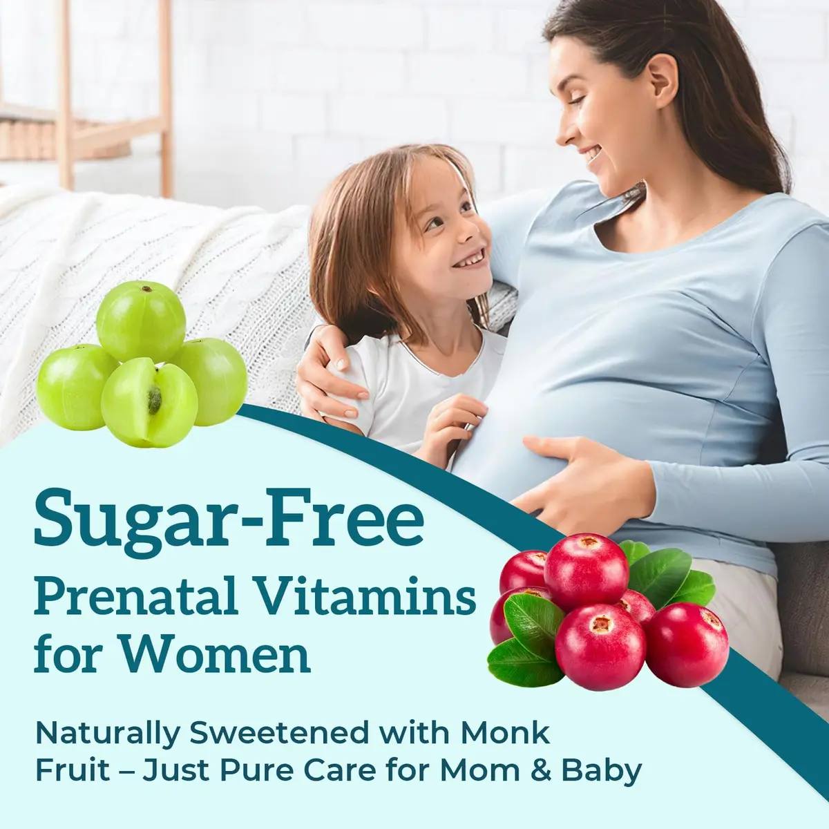 Quorinthiumax Prenatal Gummies Sugar Free 180 Count | Organic, DHA & Probiotics for Women - view 6