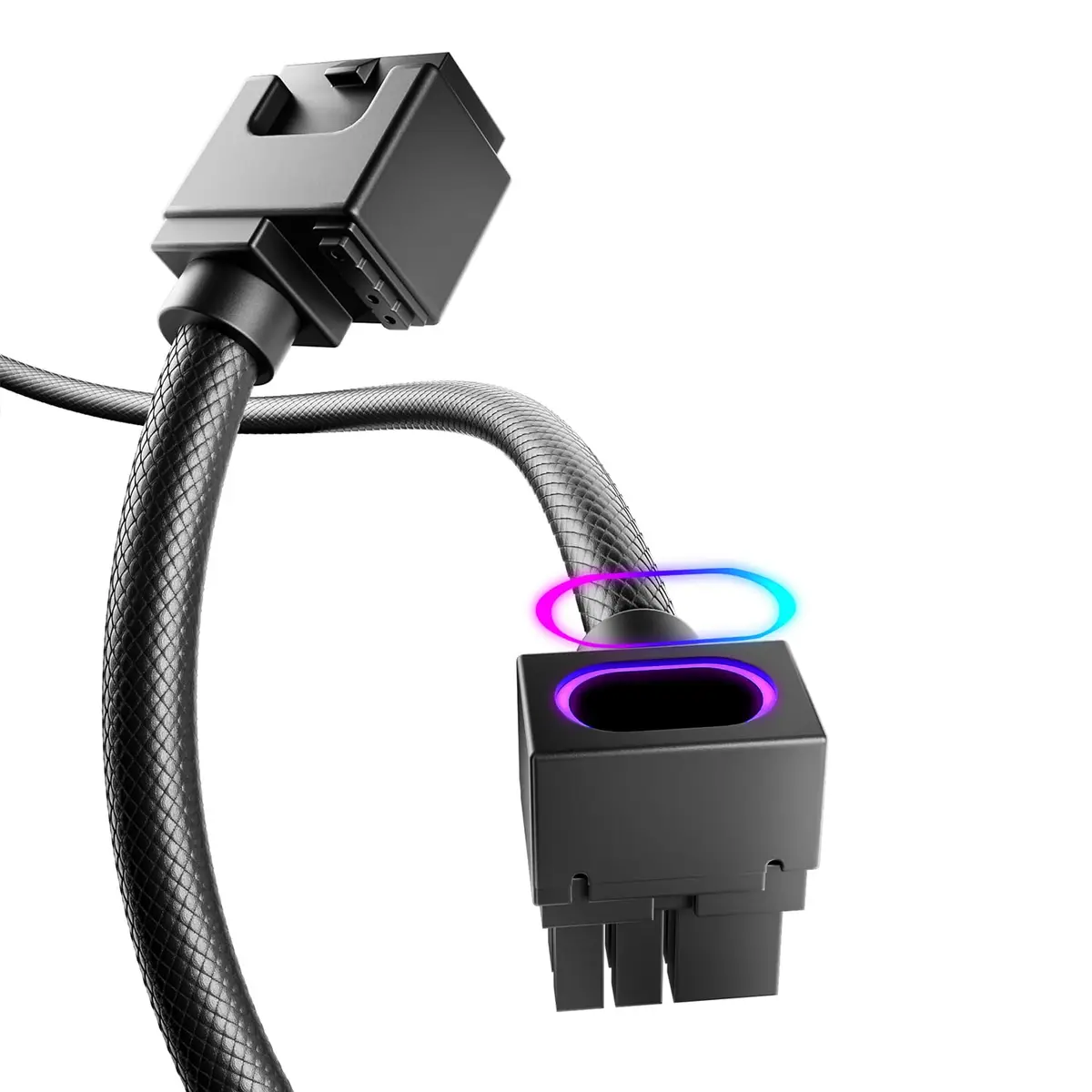 AsiaHorse Hydrus 8-Pin GPU PSU Extension Cable 30cm (11.81 in) | ARGB Lighting, 2500W Power Support - main product image