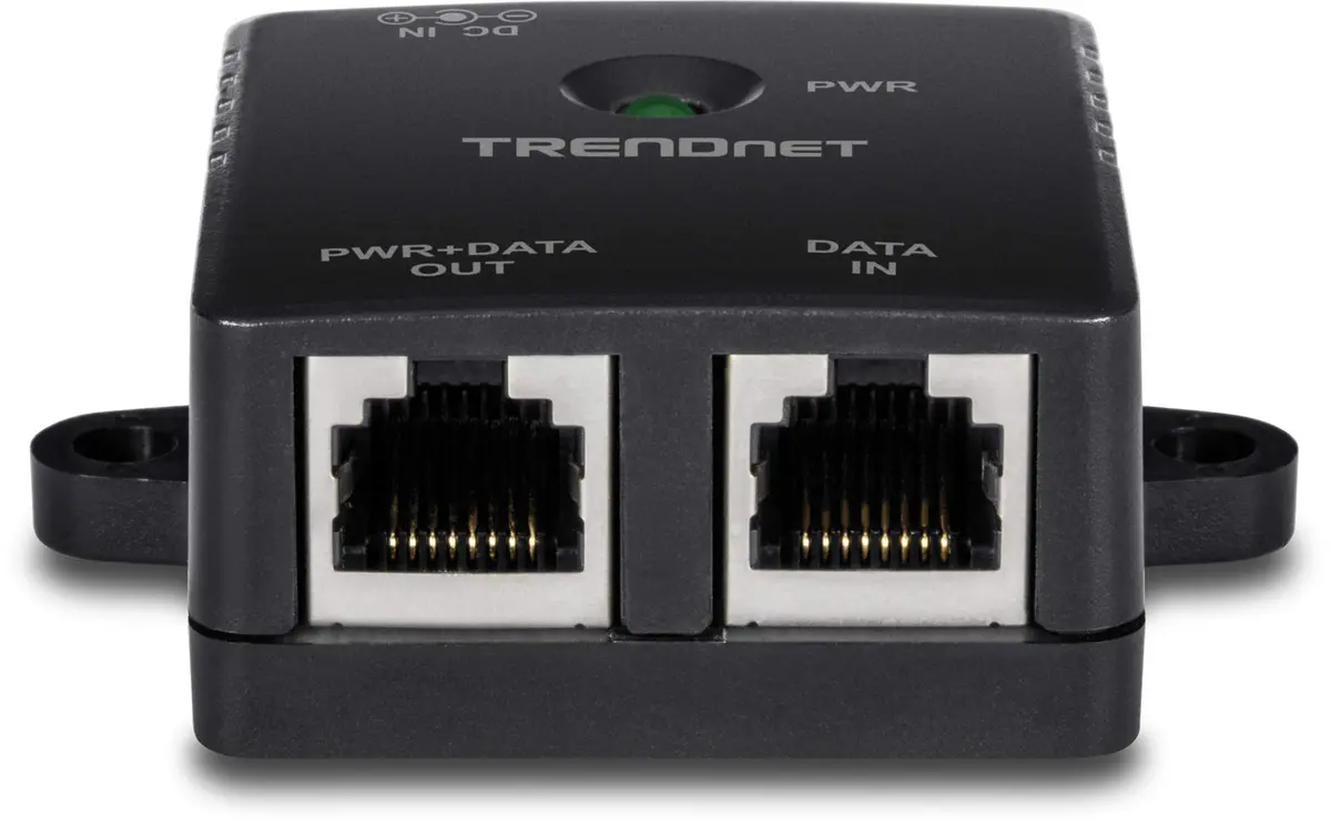 TRENDnet Gigabit Power Over Ethernet Injector, 1 x Gigabit Ethernet, 15.4W, Black, TPE-113GI | Supports Full Duplex Gigabit Speeds - view 8