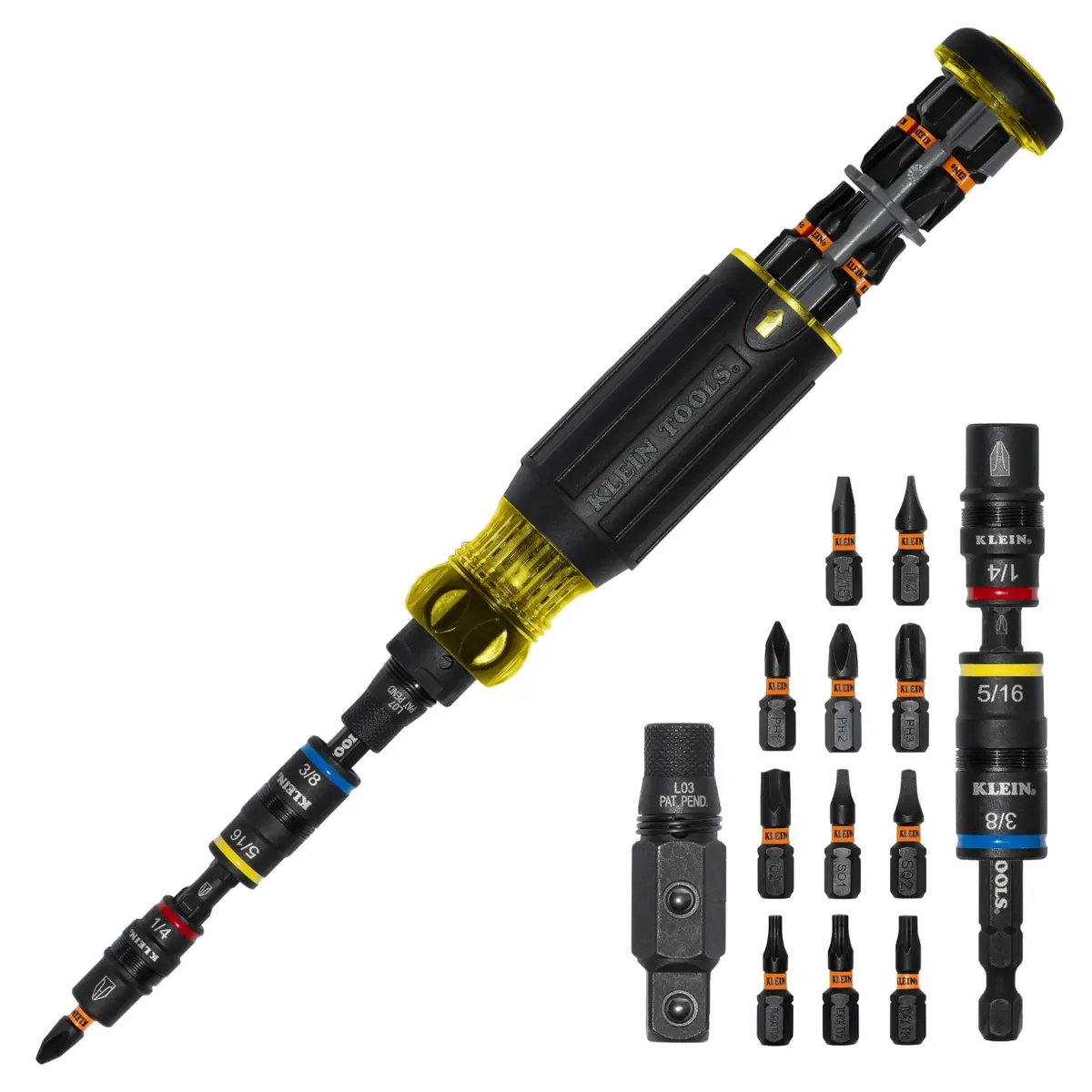 Klein Tools 32517HD KNECT 17-in-1 Impact-Rated Hybrid Screwdriver | Versatile & Impact-Ready for Professionals - main product image