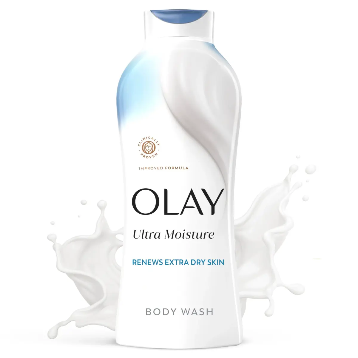 Olay Ultra Moisture Body Wash for Extra Dry Skin 650ml (22 fl oz) | Hydrates & Repairs Moisture Barrier - main product image