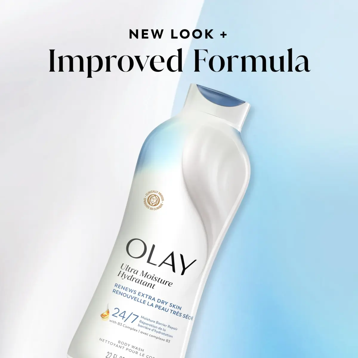 Olay Ultra Moisture Body Wash for Extra Dry Skin 650ml (22 fl oz) | Hydrates & Repairs Moisture Barrier - view 8