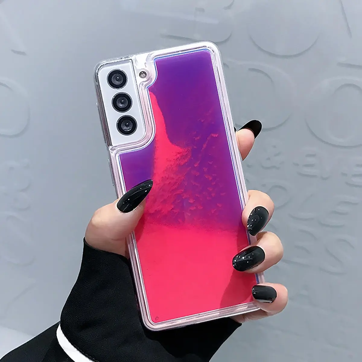 Losin Fluorescent Case Compatible with Galaxy S25 Plus | Glow in The Dark Quicksand Cover - main product image