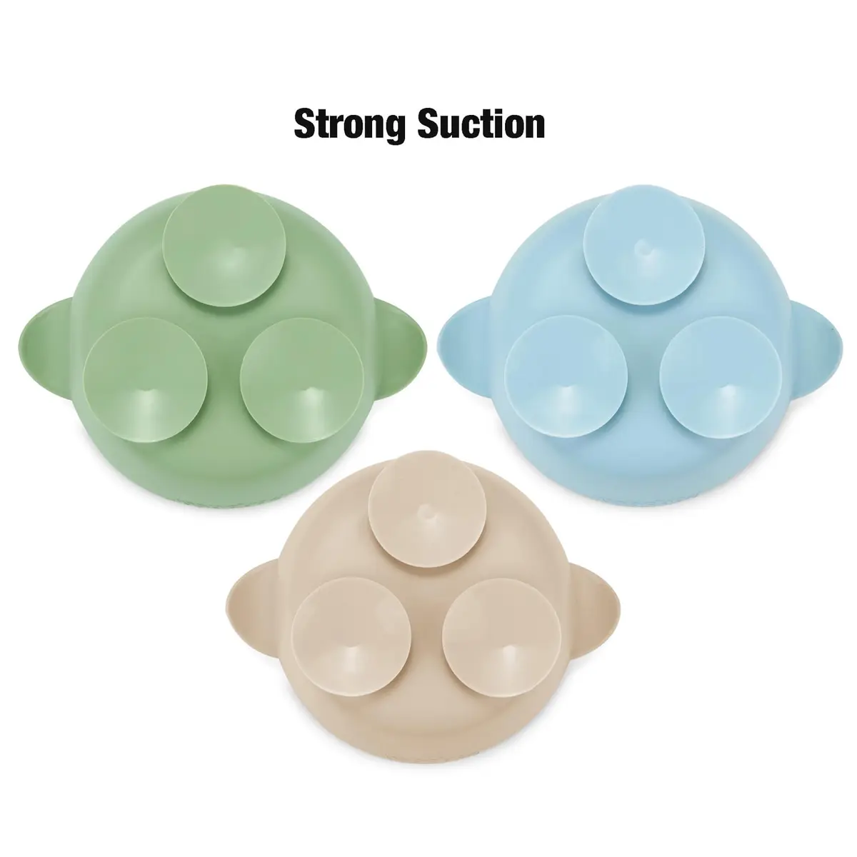 PandaEar 3 Pack Stainless Steel Baby Suction Bowls | Non-Slip Child Food Bowls with Silicone Sleeve for Toddlers & Infants - view 8