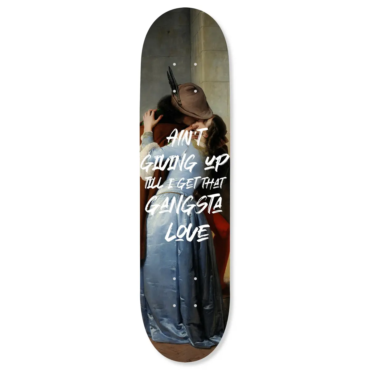 NotoriArt Modern Typography Acrylic Wall Art Die-Cut 8" x 32" | Skateboard Pop Art Decor - main product image