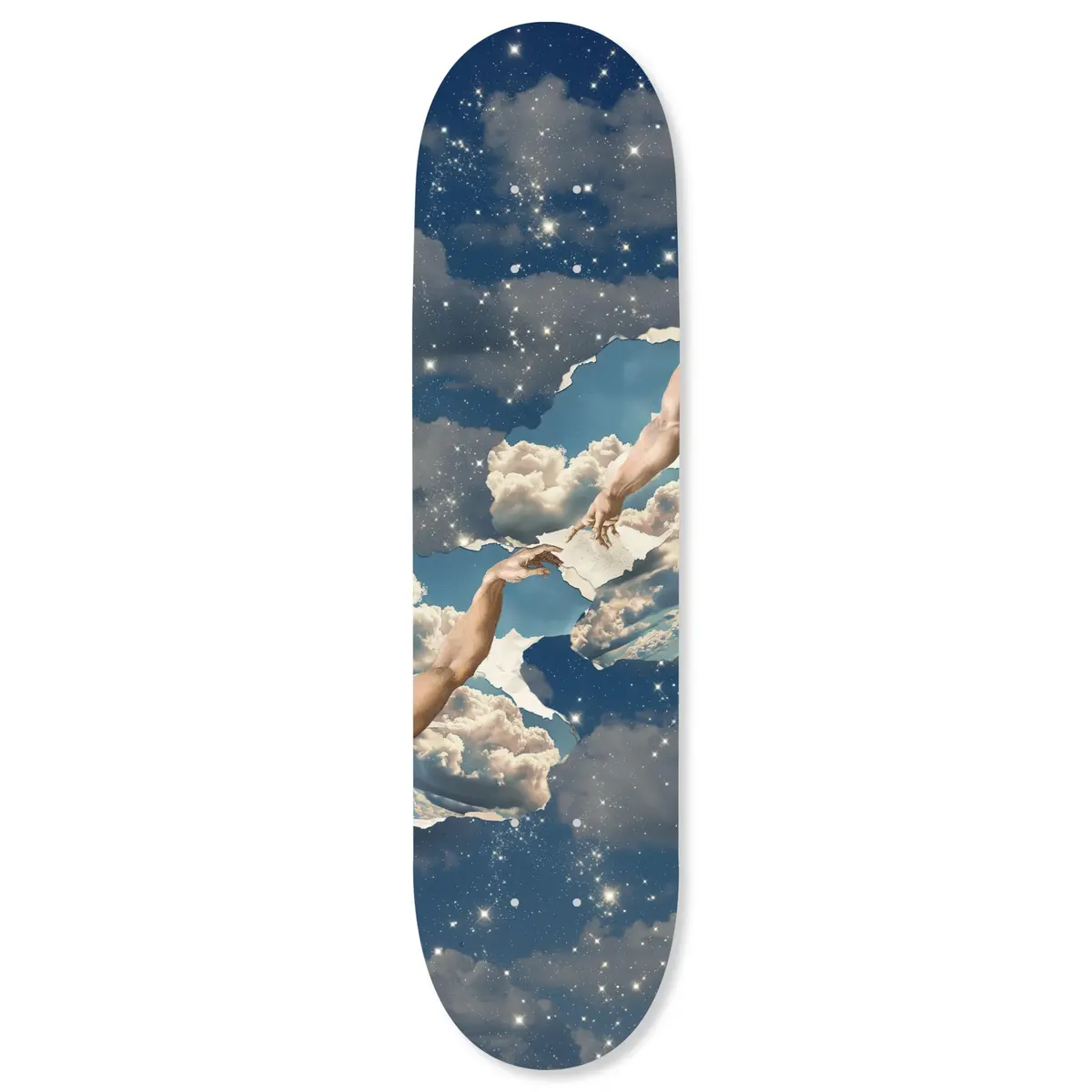 NotoriArt Retro Collage Art Wall Decor 8" x 32" | Skateboard Pop Art Statement - main product image