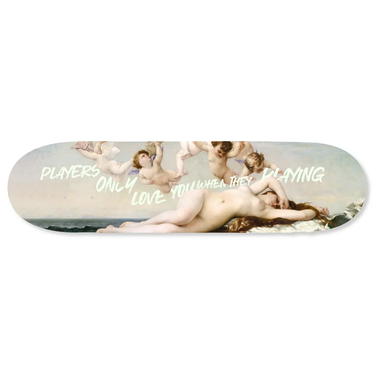 NotoriArt Modern Typography Acrylic Wall Art Die-Cut 8" x 32" | Skateboard Pop Art - main product image