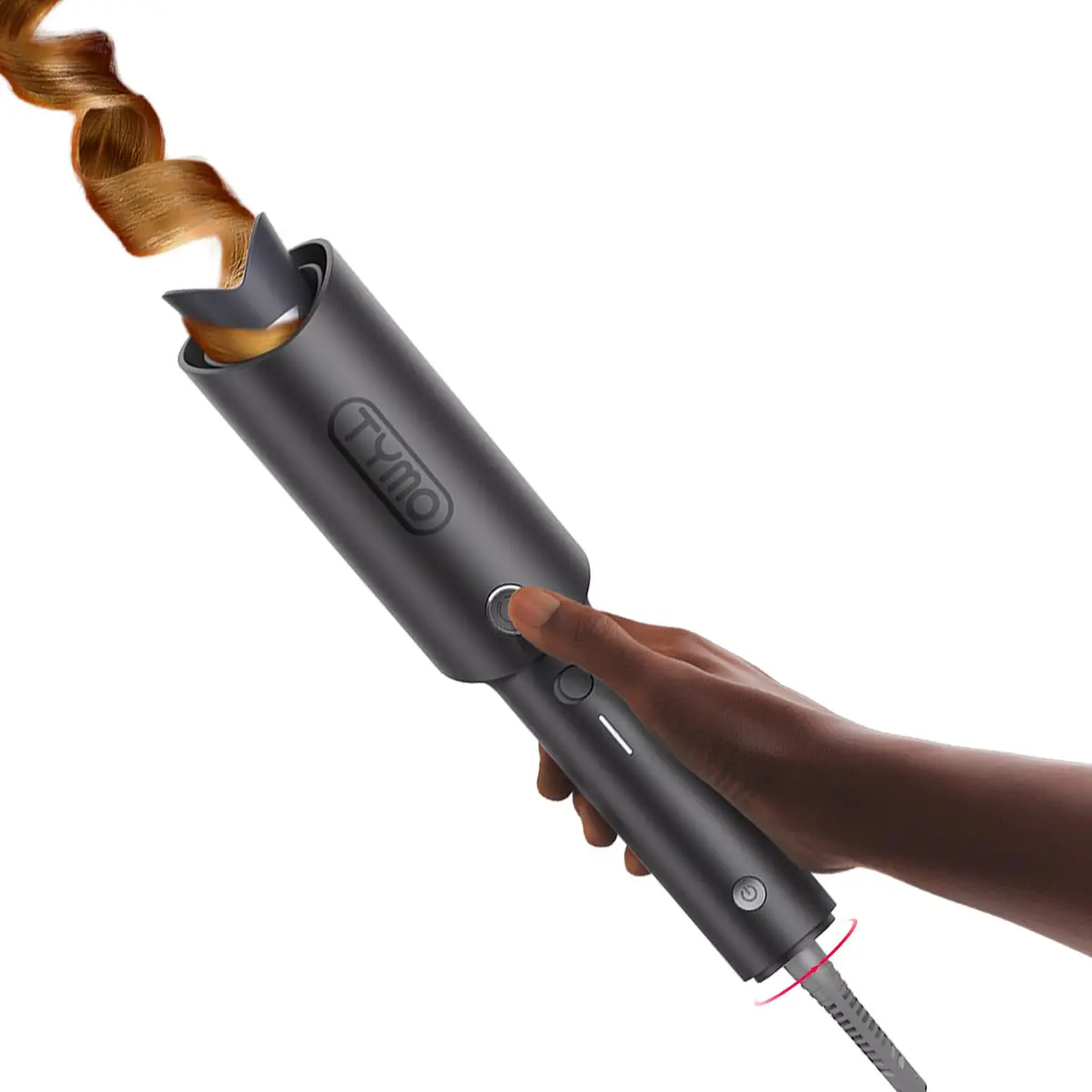 TYMO CurlPRO Automatic Rotating Curling Iron 1 1/4 Inch | Beach Waves & Long-Lasting Curls - main product image