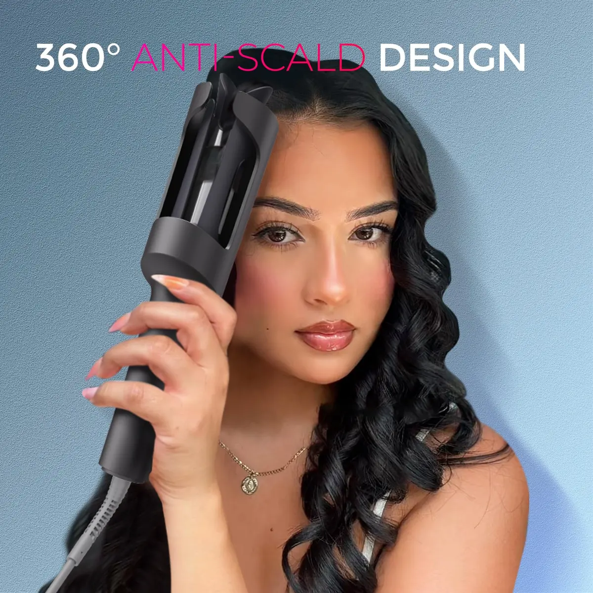 TYMO CurlPRO Automatic Rotating Curling Iron 1 1/4 Inch | Beach Waves & Long-Lasting Curls - view 6