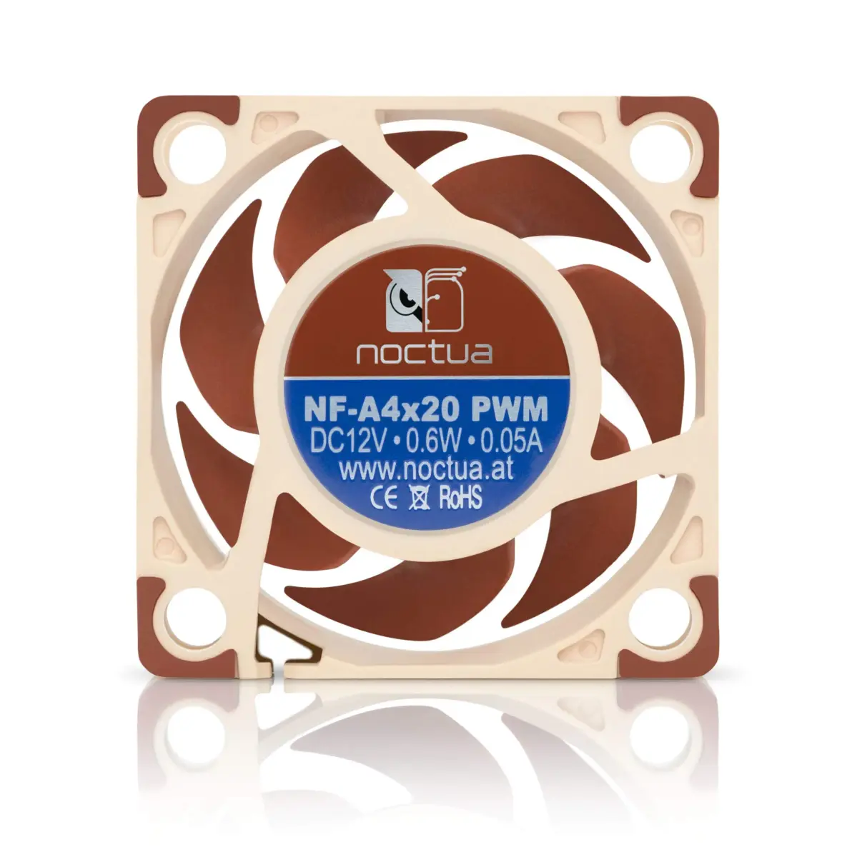 Noctua NF-A4x20 PWM Fan (40x20mm, Brown) | Premium Quiet Cooling for PCs - view 3